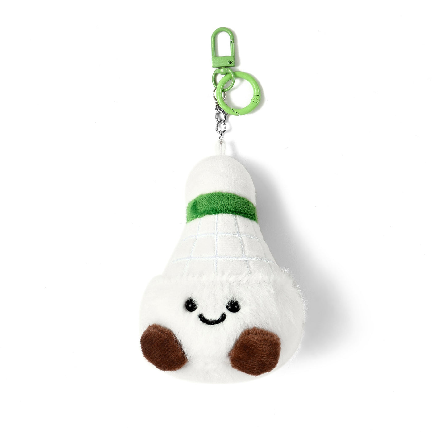 Adorable Plush Shuttlecock Charm for Bags & Backpacks