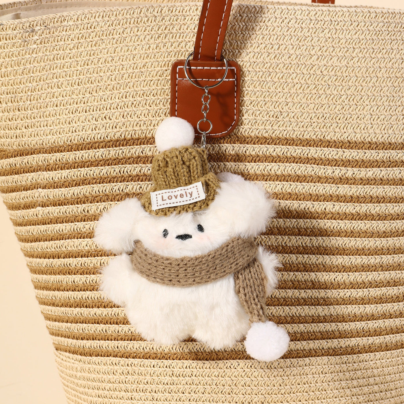 Plush Snowbark Dog Bag Charm
