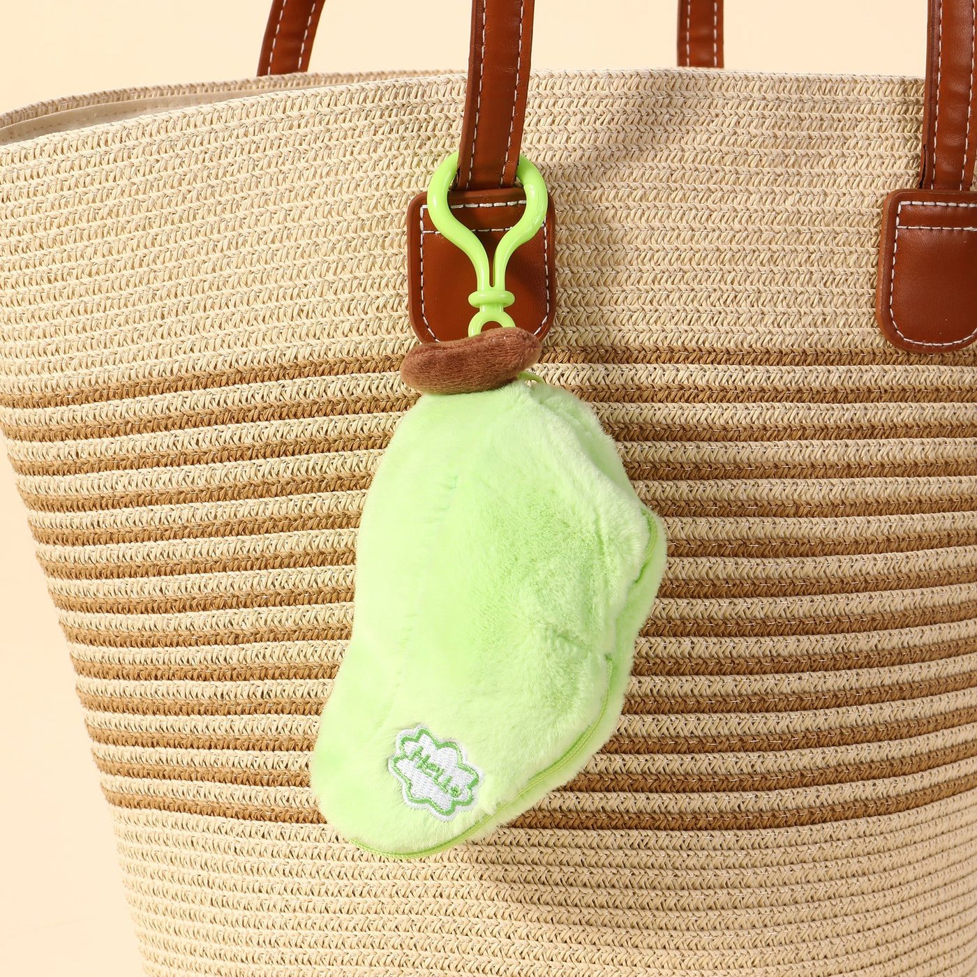Kawaii Hideaway Plushy Zipper Bag Charm