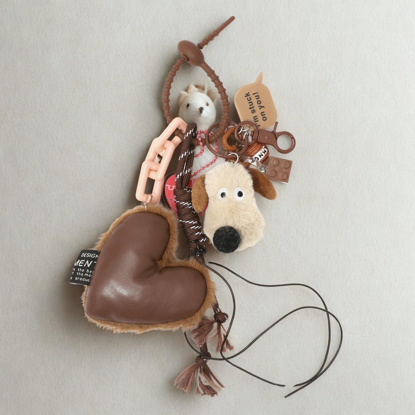 Multi Charm Puppy Handbag Accessories