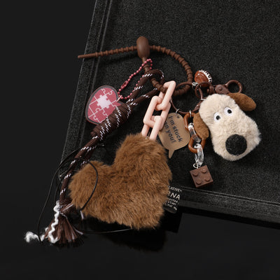 Multi Charm Puppy Handbag Accessories