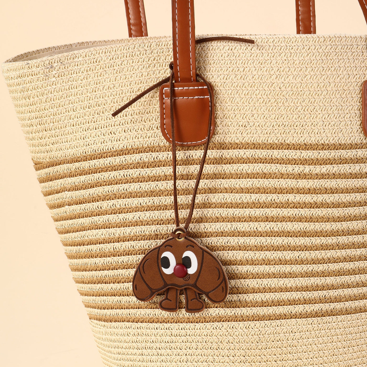 Cute Croissant Bag charm