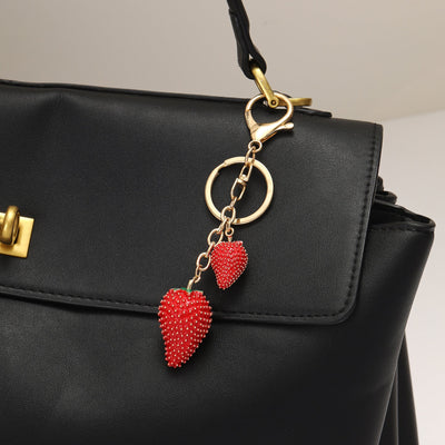 Strawberries Handbag & Purse Charm
