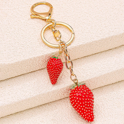 Strawberries Handbag & Purse Charm