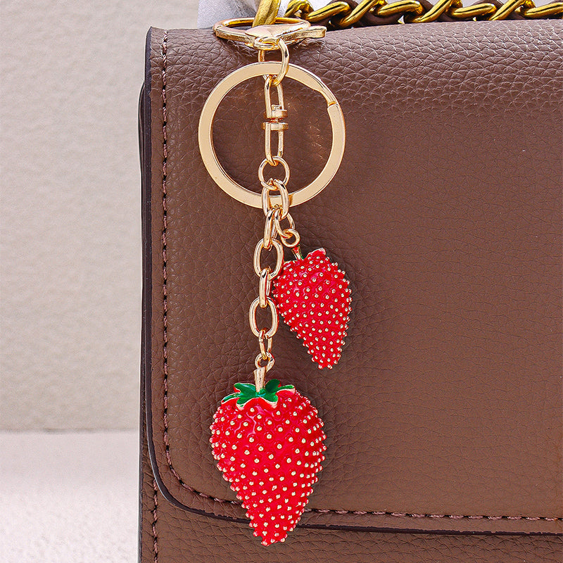 Strawberries Handbag & Purse Charm