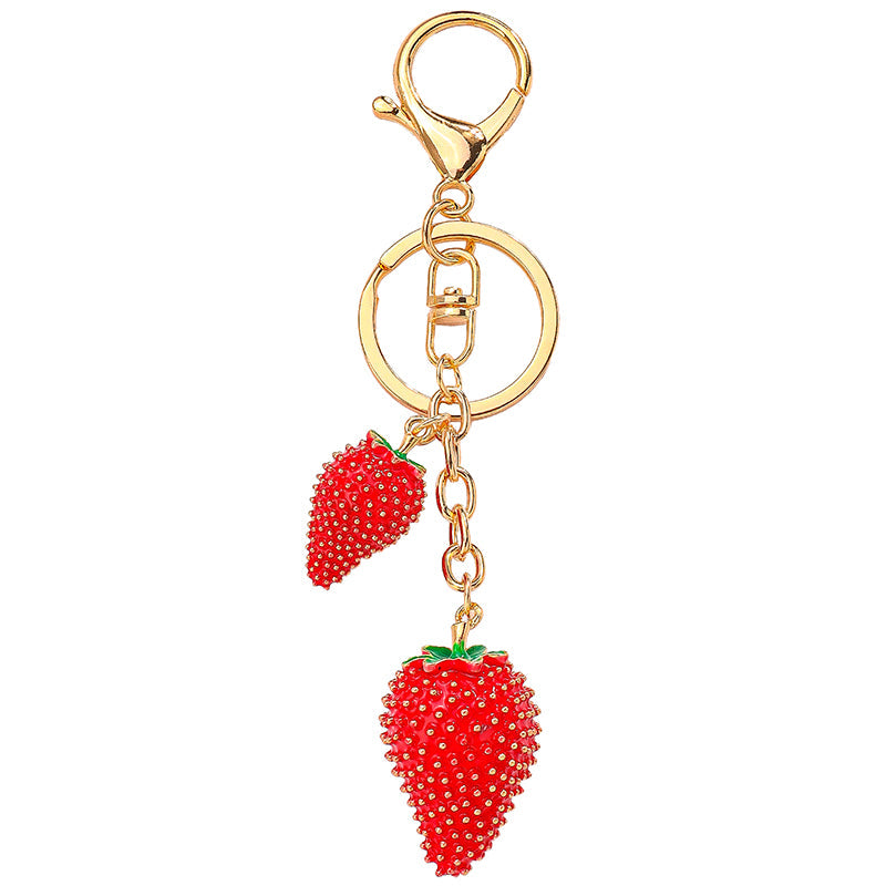 Strawberries Handbag & Purse Charm
