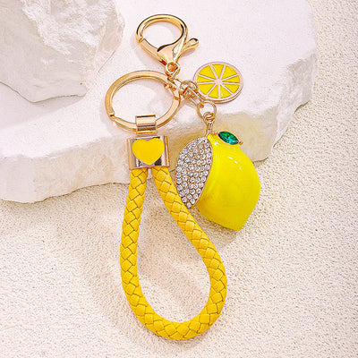 Zestie Lemon Bag Charm - Yellow