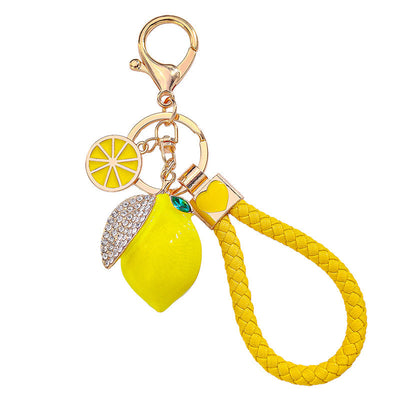 Zestie Lemon Bag Charm - Yellow