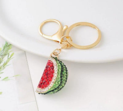 Watermelon Gold Bag Charm