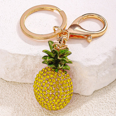 Piña Bag Charm-Golden