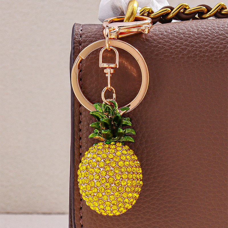 Piña Bag Charm-Golden