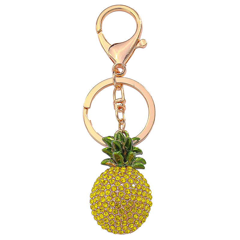 Piña Bag Charm-Golden