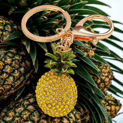 Piña Bag Charm-Golden
