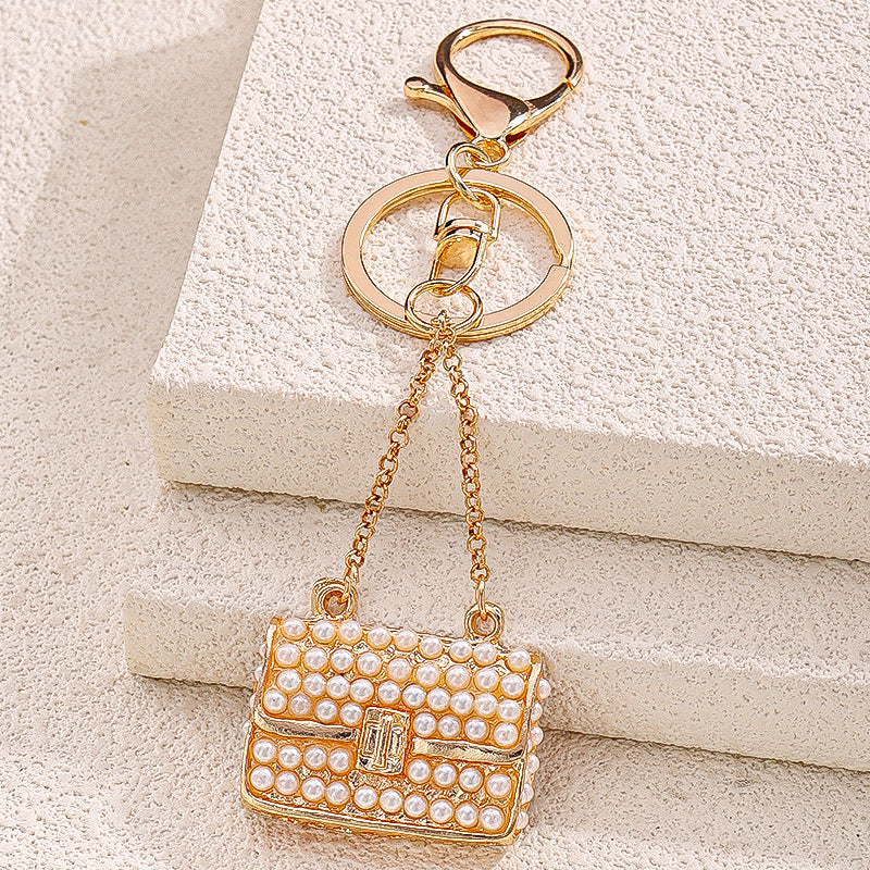 Pearl Clutch Bag Charm