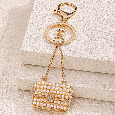 Pearl Clutch Bag Charm