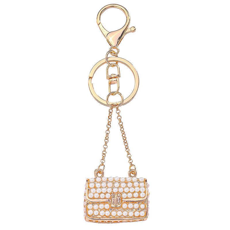 Pearl Clutch Bag Charm