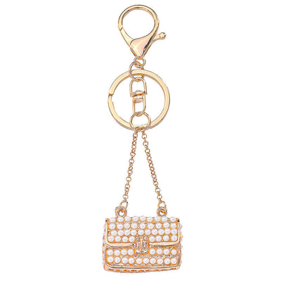Pearl Clutch Bag Charm