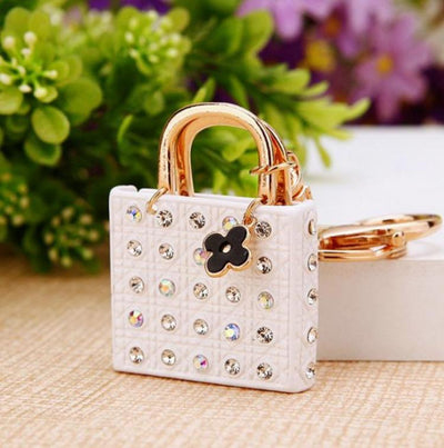 Studded Handbag Themed Bag Charm