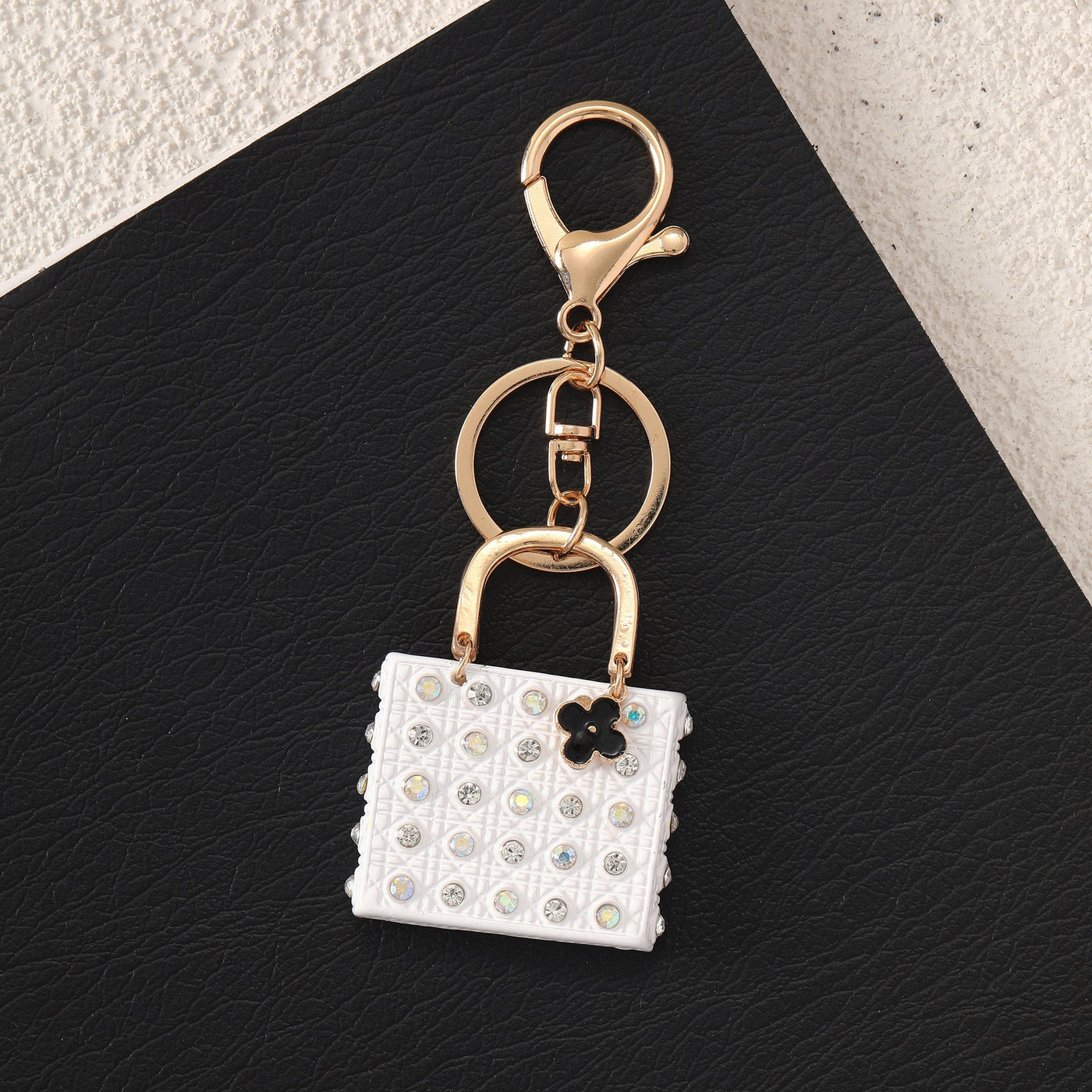 Studded Handbag Themed Bag Charm