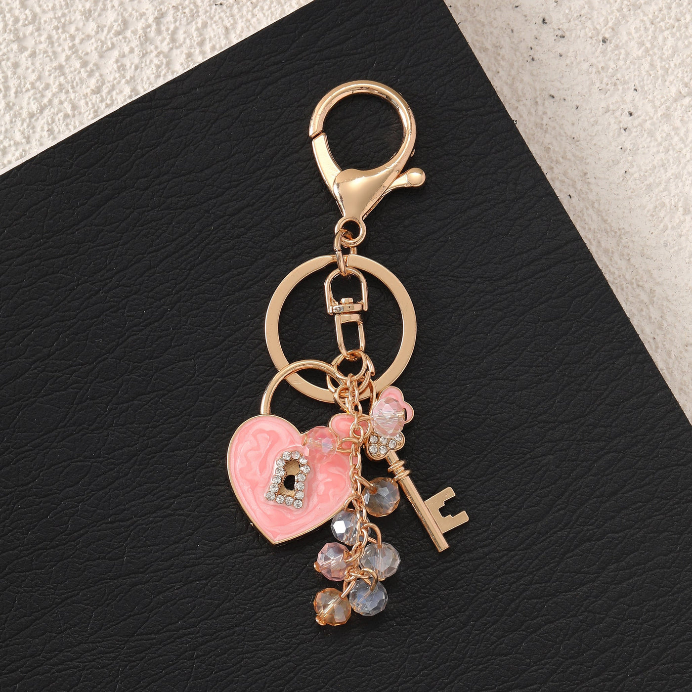 Key to My Heart Tassel Bag charm