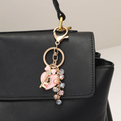 Key to My Heart Tassel Bag charm