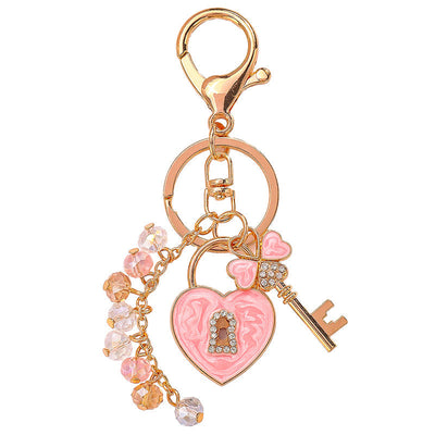 Key to My Heart Tassel Bag charm