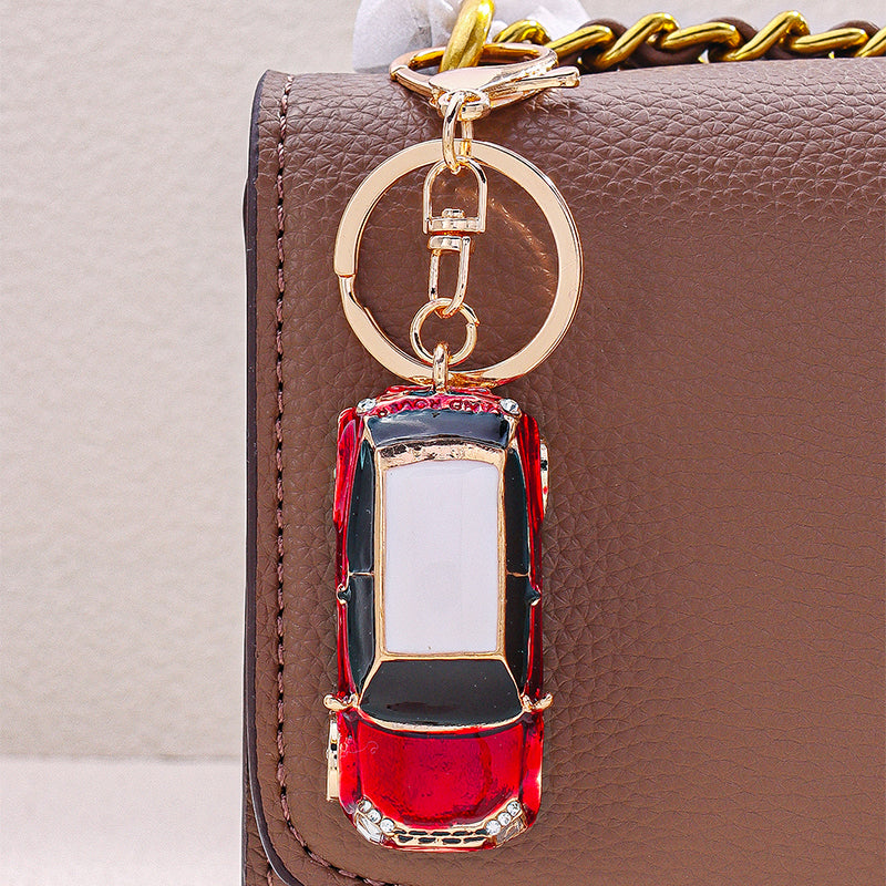Luxury Red Car Bag Charm for Backpacks