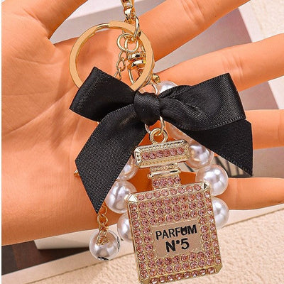 N5 Perfume Inspired Pearl Bag Charm