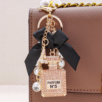 N5 Perfume Inspired Pearl Bag Charm