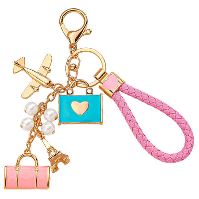 Travel-Themed Bag Charm