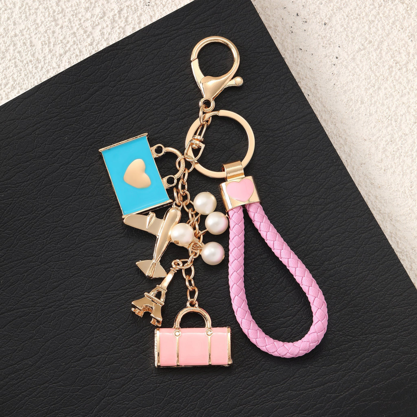 Travel-Themed Bag Charm