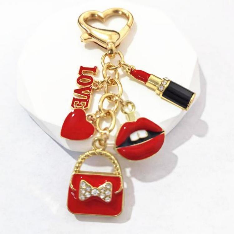 All Things Red Beauty Bag Charm