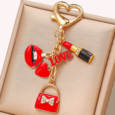 All Things Red Beauty Bag Charm