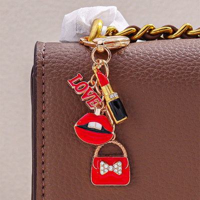 All Things Red Beauty Bag Charm