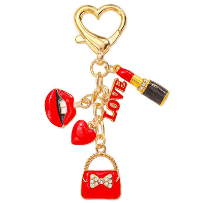 All Things Red Beauty Bag Charm