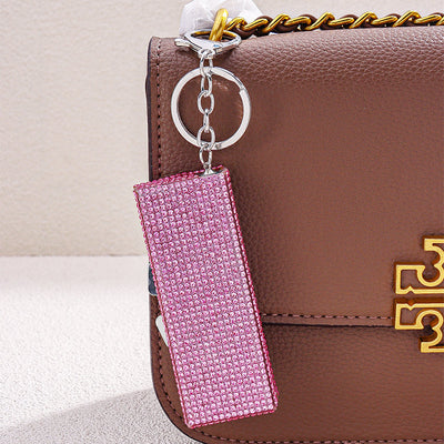 Pink Rhinestone Mini Organiser Bagpack Charm