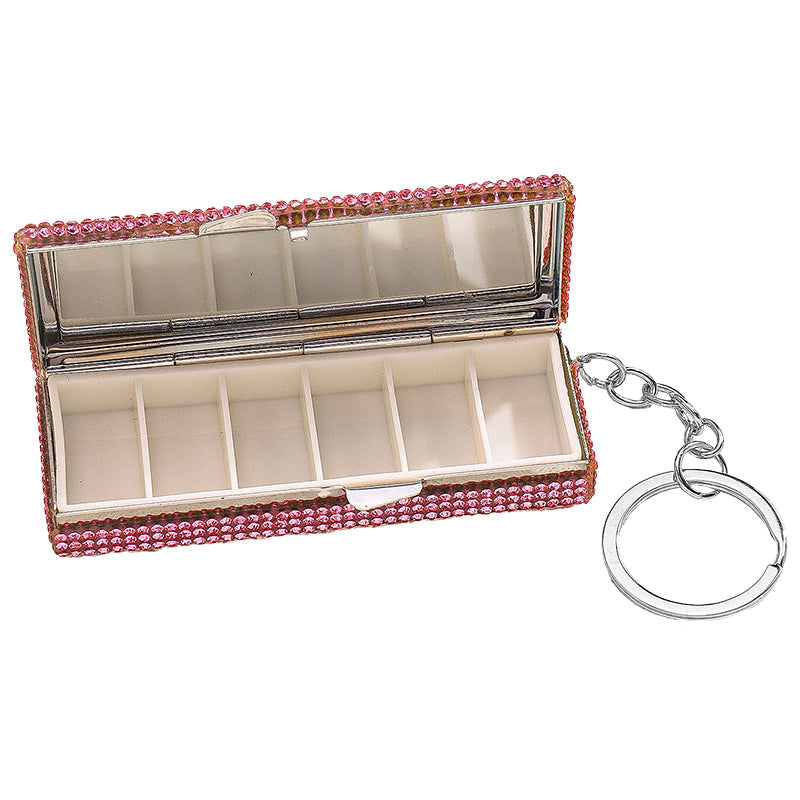 Pink Rhinestone Mini Organiser Bagpack Charm