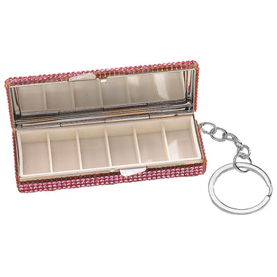 Pink Rhinestone Mini Organiser Bagpack Charm