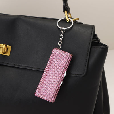 Pink Rhinestone Mini Organiser Bagpack Charm