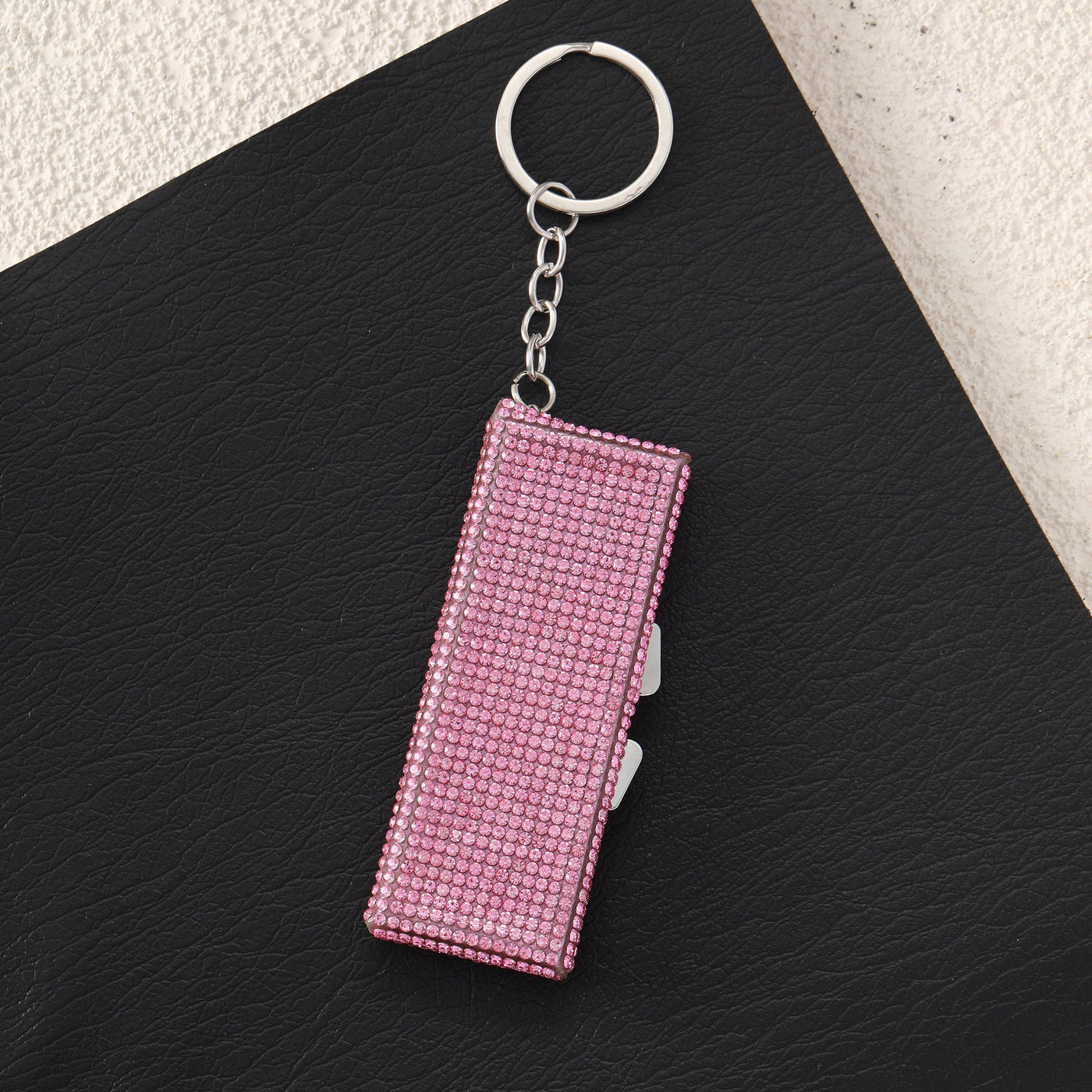 Pink Rhinestone Mini Organiser Bagpack Charm