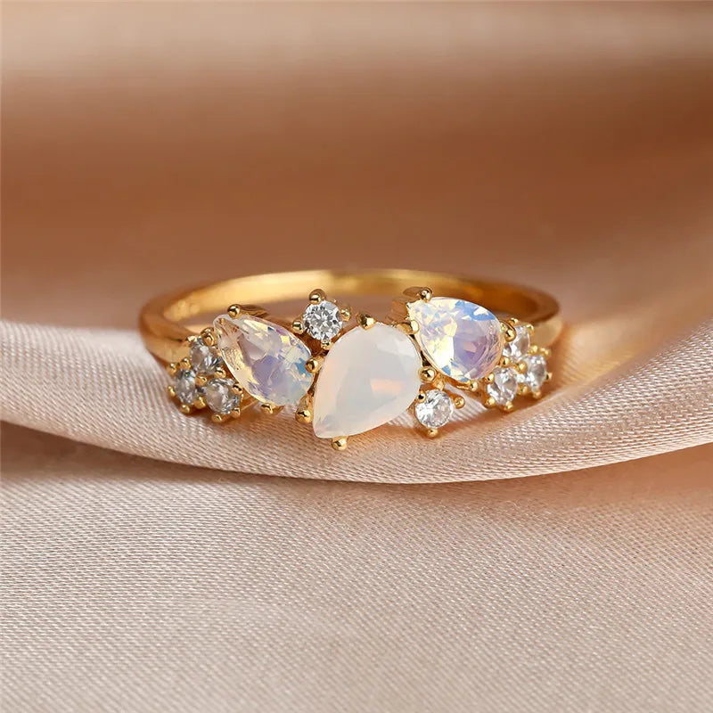 Radiant Moonstone Ring