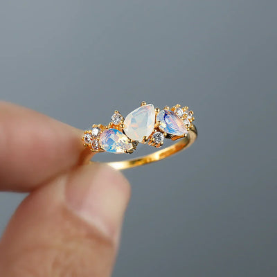 Radiant Moonstone Ring