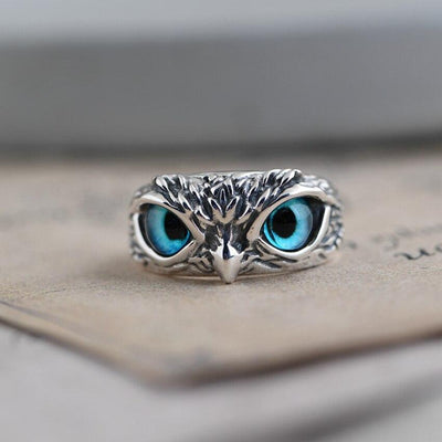 Adjustable Lucky Owl Ring