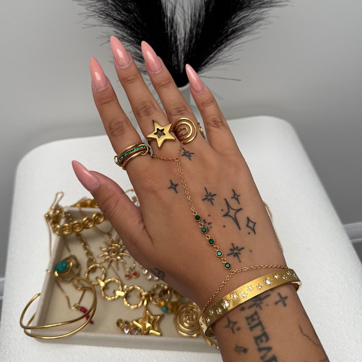 Adjustable Corvus Gold Ring