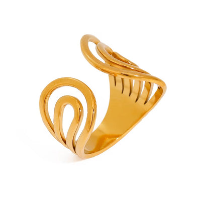 Adjustable Corvus Gold Ring