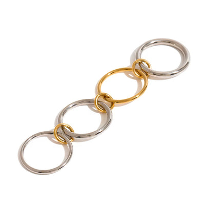 Mixed Metal Stack It Ring