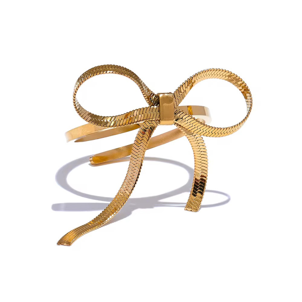 Gold Bow Ring