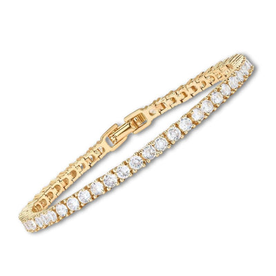 Moissanite Tennis Bracelet | Gold