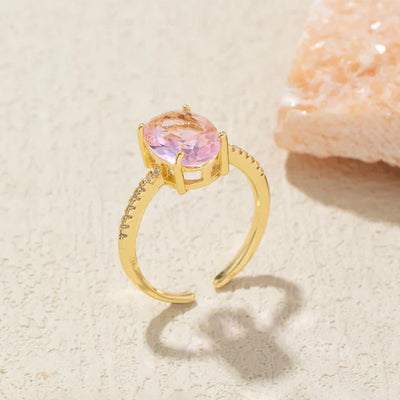 Moonstone Ring – Oval Cut Natural Moonstone