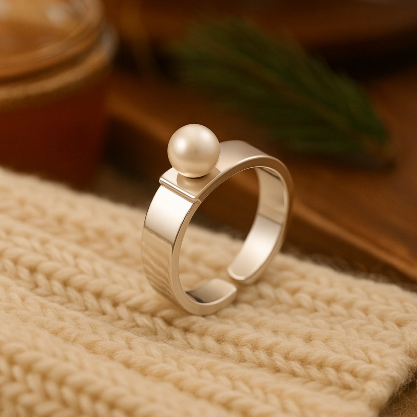 Timeless Elegance: Pearl Ring